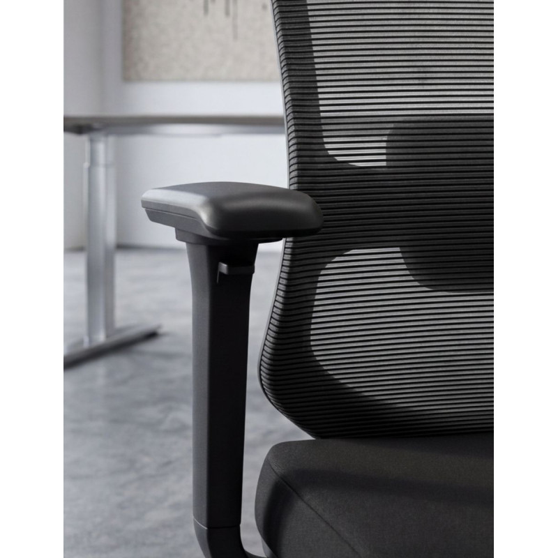 Silla Ergonómica Negra 24 Horas RD-933 de Rocada - Montiel