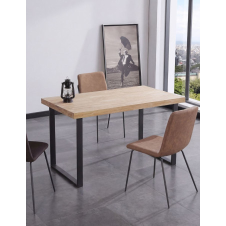 Mesa Comedor Madera 140x80 cm. Natural de Adec - Montiel