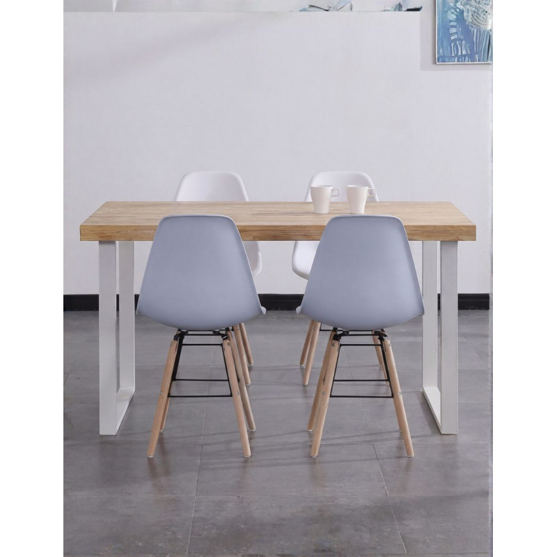 Mesa Comedor Madera 140x80 cm. Natural de Adec - Montiel