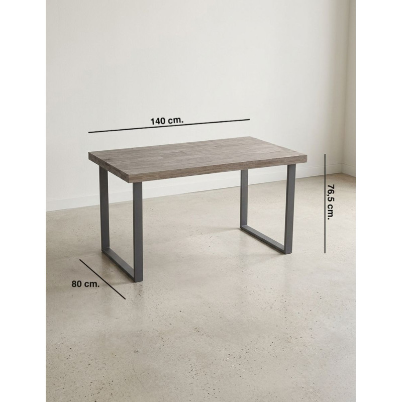 Mesa Comedor Madera 140x80 cm. Natural de Adec - Montiel