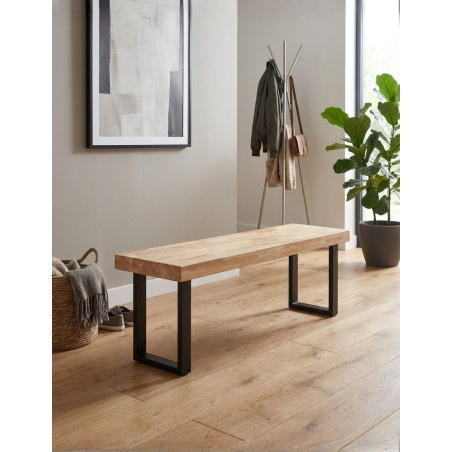 Banco Asiento de Madera en Roble Doriam  - Montiel