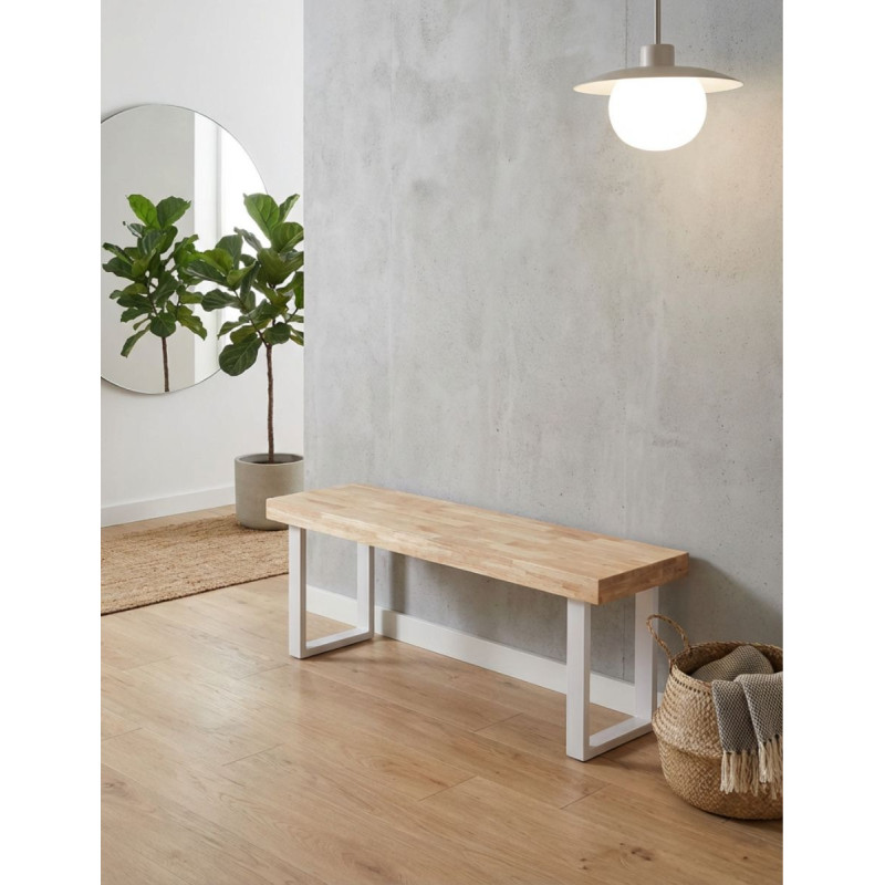 Banco Asiento de Madera en Roble Doriam  - Montiel