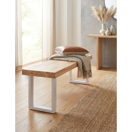 Banco Asiento de Madera en Roble Doriam  - Montiel