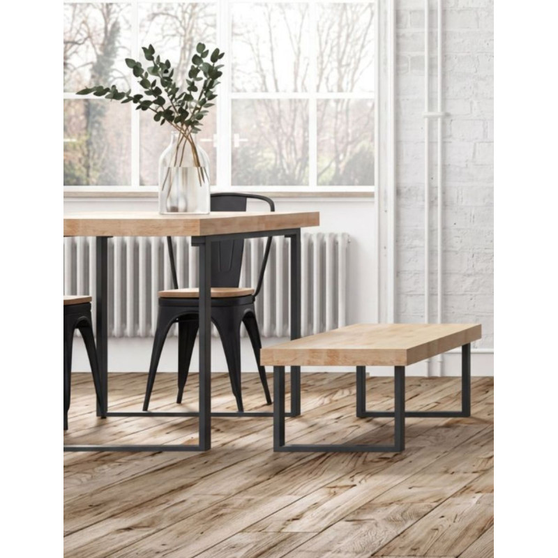 Banco Asiento de Madera en Roble Loft de Adec - Montiel