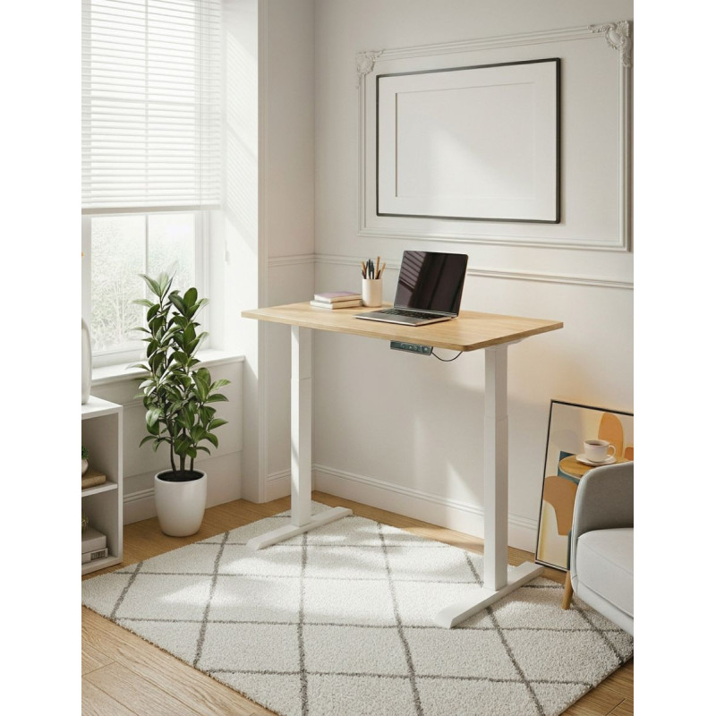 Escritorio Regulable en Altura 120x60 cm. de Adec - Montiel