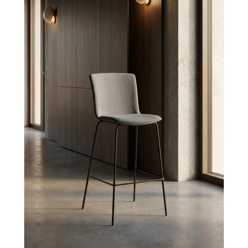 Taburete Alto con Respaldo Glove de Forma 5 - Montiel