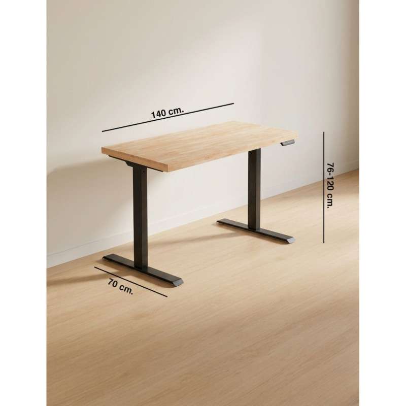 Mesa Oficina Elevable 140x70 cm. Ascen - Montiel