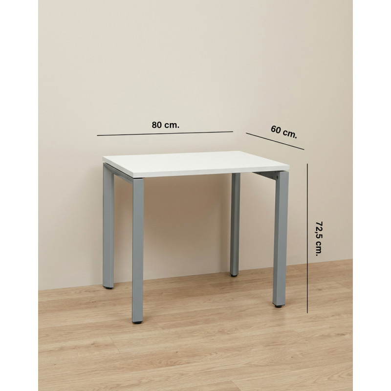 Escritorio Blanco 80x60cm. Vital Pro de Actiu - Montiel