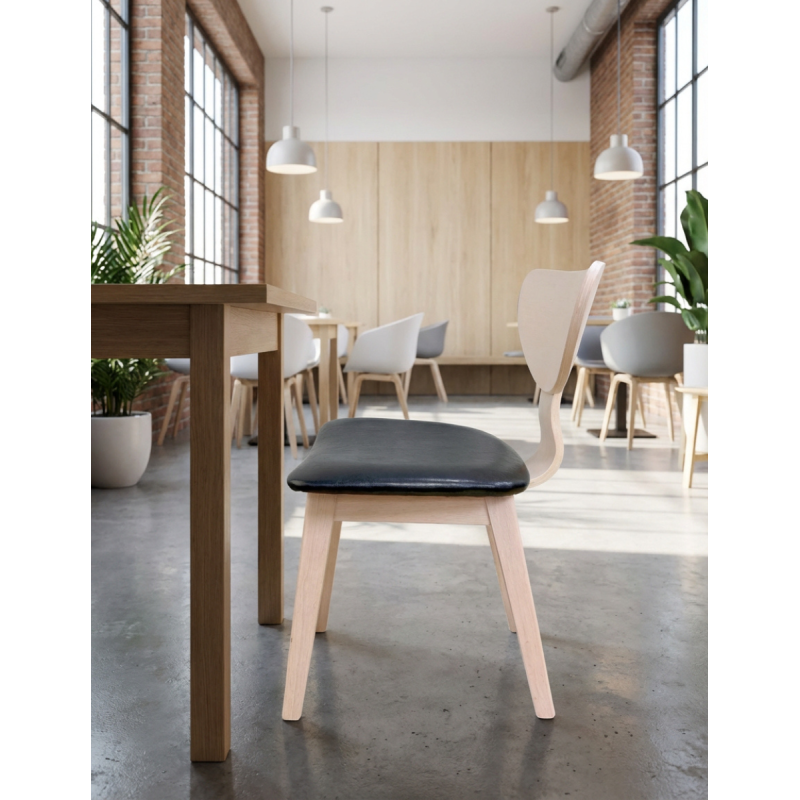 Silla Madera Salón Dublin de Grupo SDM -  Montiel