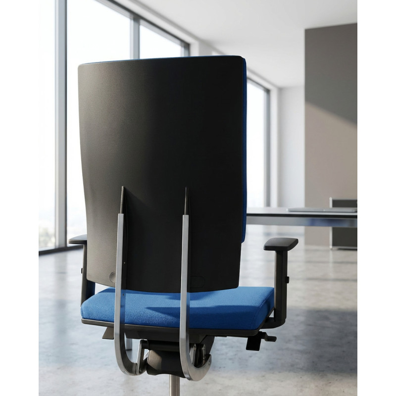 Silla Oficina Sincro con Brazos 1D Techna de Permasa