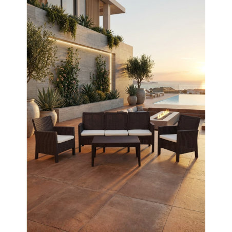 Pack de 2 Sillones+Sofá+Mesa Adriático de Grupo SDM - Montiel