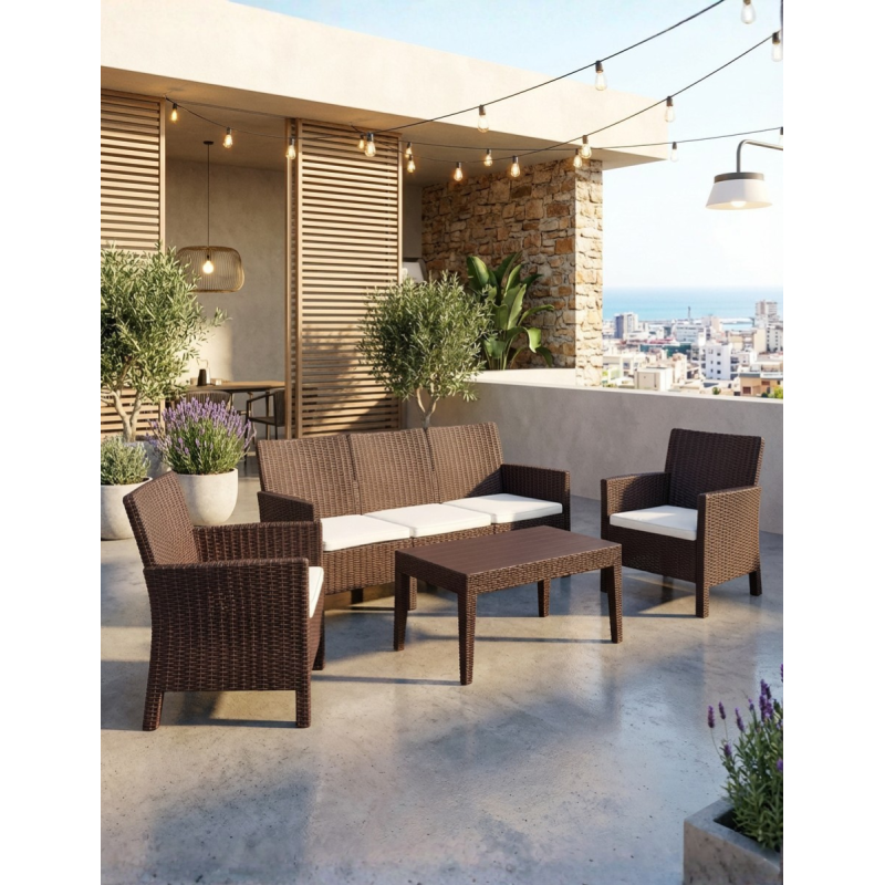 Pack de 2 Sillones+Sofá+Mesa Adriático de Grupo SDM - Montiel