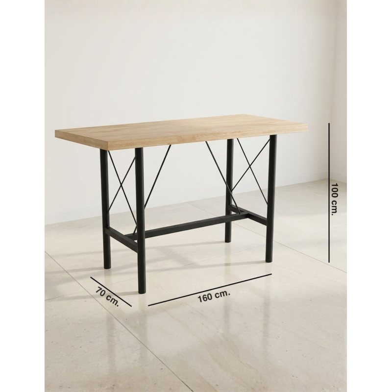 Mesa Alta Hogar 160x70 cm. Tams de Adec - Montiel