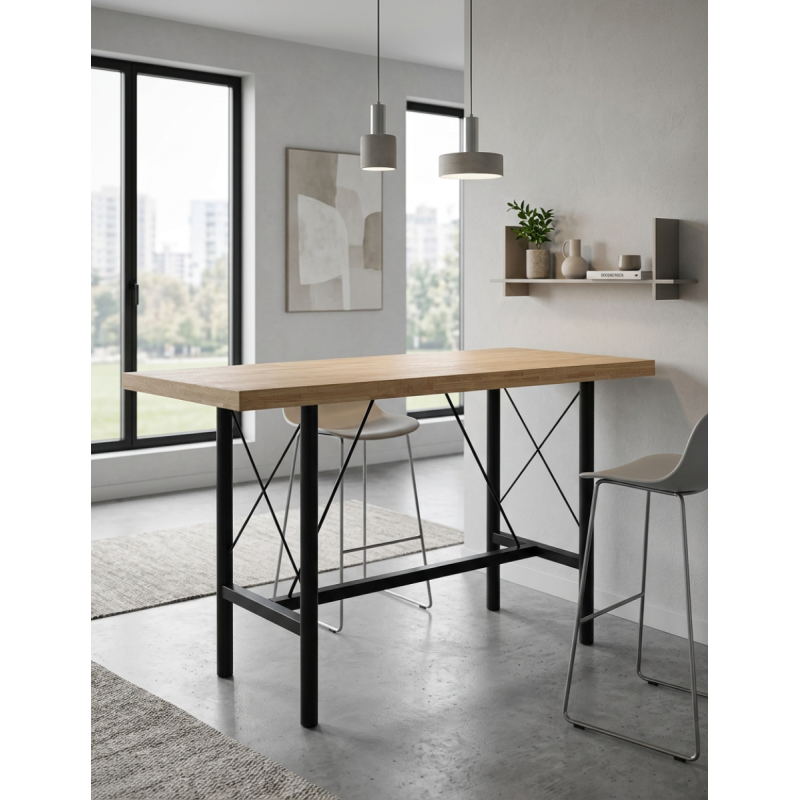 Mesa Alta Hogar 160x70 cm. Tams de Adec - Montiel