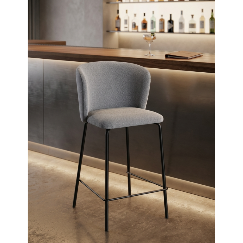 Taburete Alto Tapizado Hostelería Margot de Adec - Montiel