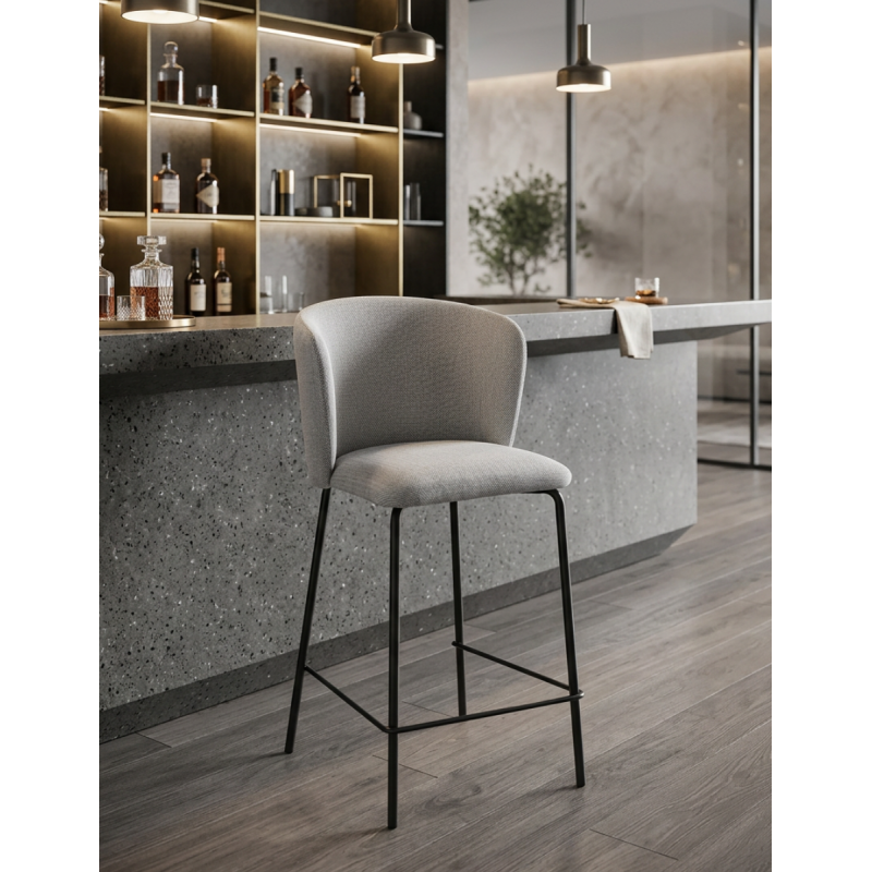 Taburete Alto Tapizado Hostelería Margot de Adec - Montiel