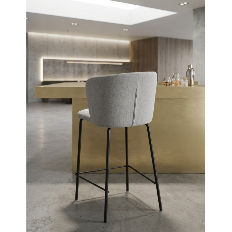 Taburete Alto Tapizado Hostelería Margot de Adec - Montiel