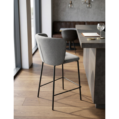 Taburete Alto Tapizado Hostelería Margot de Adec - Montiel