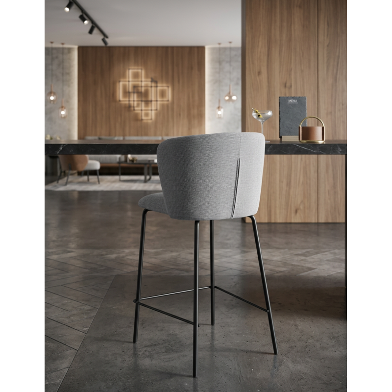 Taburete Alto Tapizado Hostelería Margot de Adec - Montiel