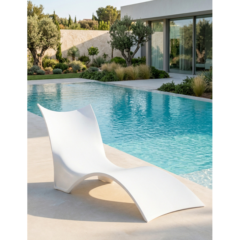 Tumbona Piscina Blanca Cala de Adec - Montiel