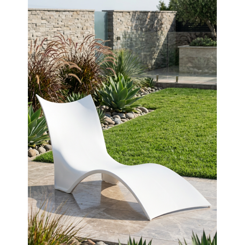 Tumbona Piscina Blanca Cala de Adec - Montiel