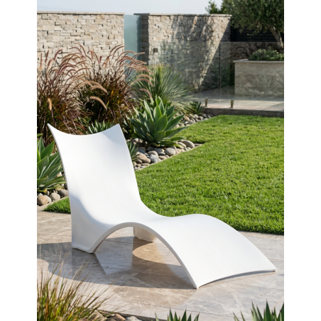 Tumbona Piscina Blanca Cala de Adec - Montiel