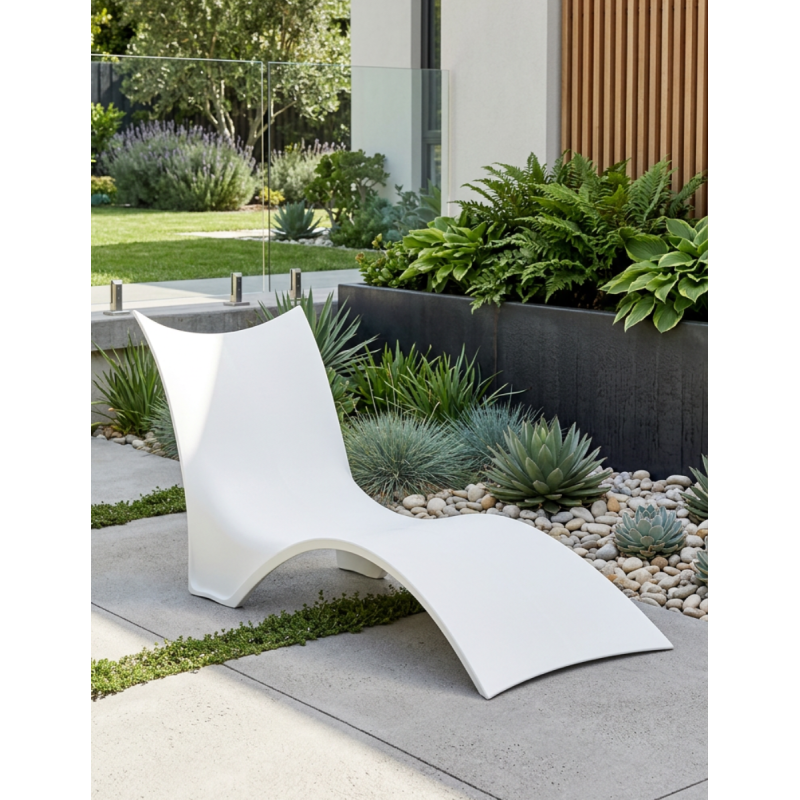 Tumbona Piscina Blanca Cala de Adec - Montiel