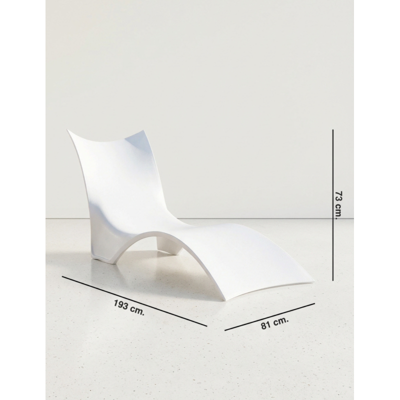 Tumbona Piscina Blanca Cala de Adec - Montiel