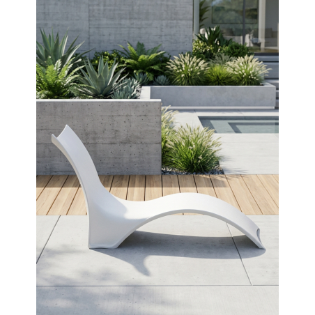 Tumbona Piscina Blanca Cala de Adec - Montiel