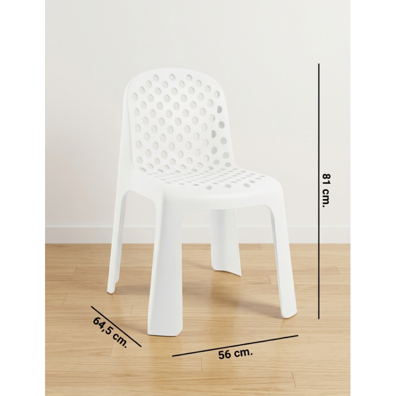 Silla Blanca Jardín Hogar Karb - Montiel