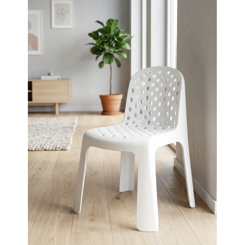 Silla Blanca Jardín Hogar Karb - Montiel
