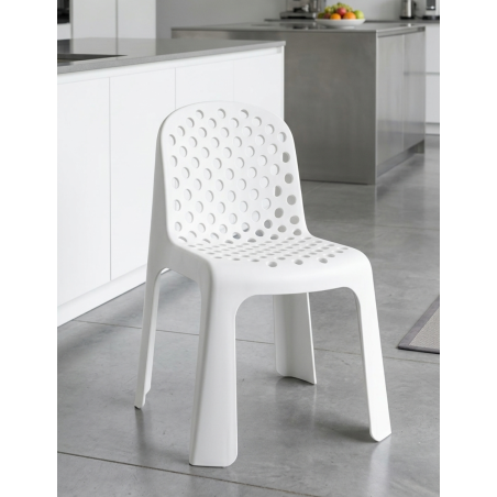 Silla Blanca Jardín Hogar Karb - Montiel