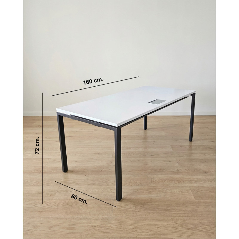 Escritorio Blanco 160x80 cm. de Haworth - Montiel