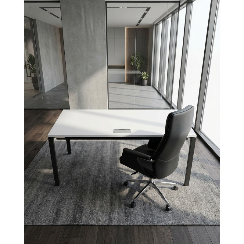 Escritorio Blanco 160x80 cm. de Haworth - Montiel