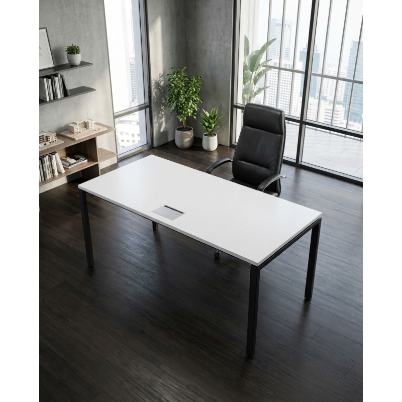 Escritorio Blanco 160x80 cm. de Haworth - Montiel