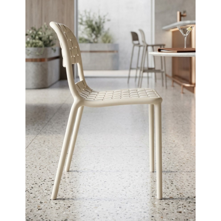 Silla de Jardín Blanca Bora de Adec - Montiel