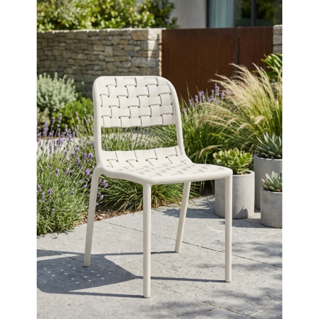 Silla de Jardín Blanca Bora de Adec - Montiel