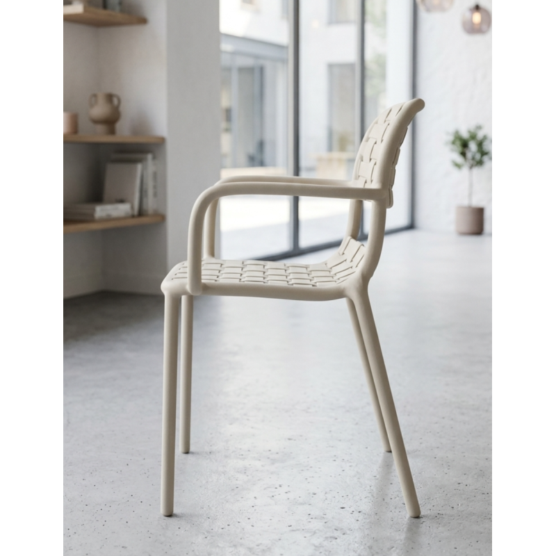 Silla de Jardín Blanca Bora de Adec - Montiel