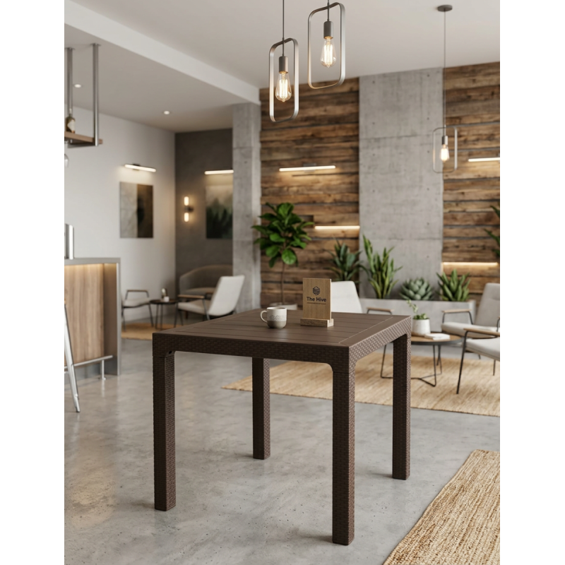 Mesa Cuadrada 80x80 cm. Hostelería Tropical de Grupo SDM - Montiel