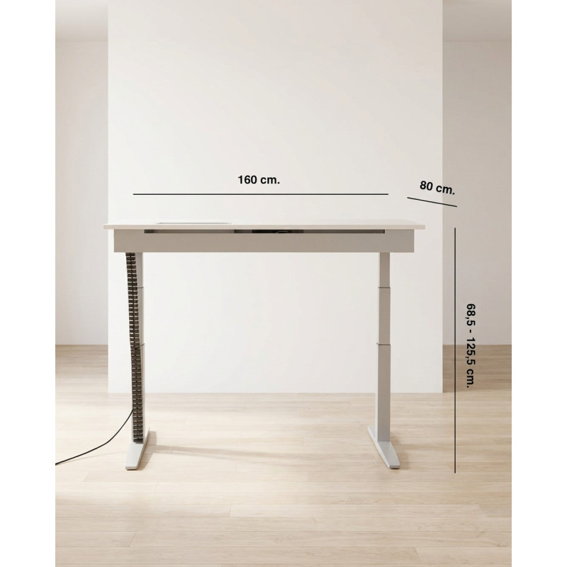 Escritorio Blanco 160x80cm de Steelcase - Montiel