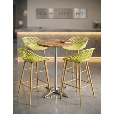 Taburete Alto Hostelería Strauss de Grupo SDM - Montiel