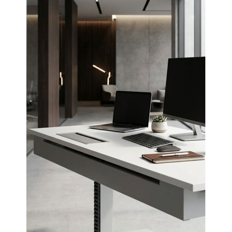 Escritorio Blanco 160x80cm de Steelcase - Montiel
