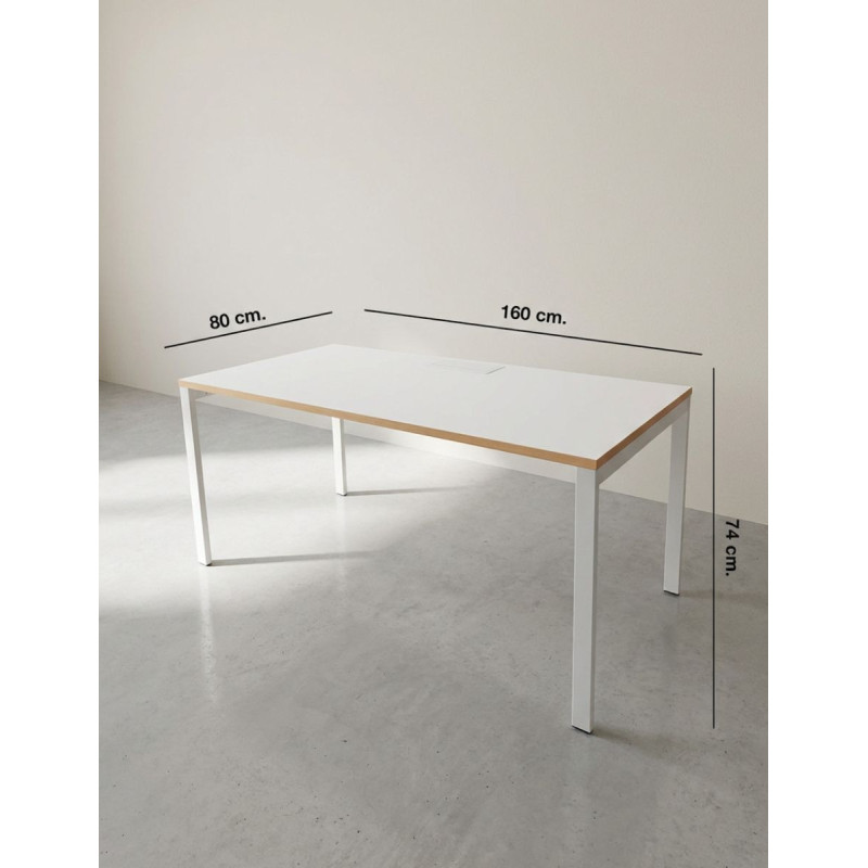 Escritorio Blanco Click de Dynamobel - Montiel