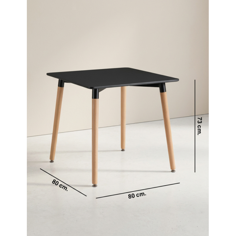 Mesa Madera 80x80 cm. Nury de Grupo SDM - Montiel