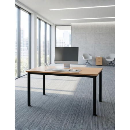 Mesa Madera Oficina 140x80 cm. Haya MM1817 de Montiel