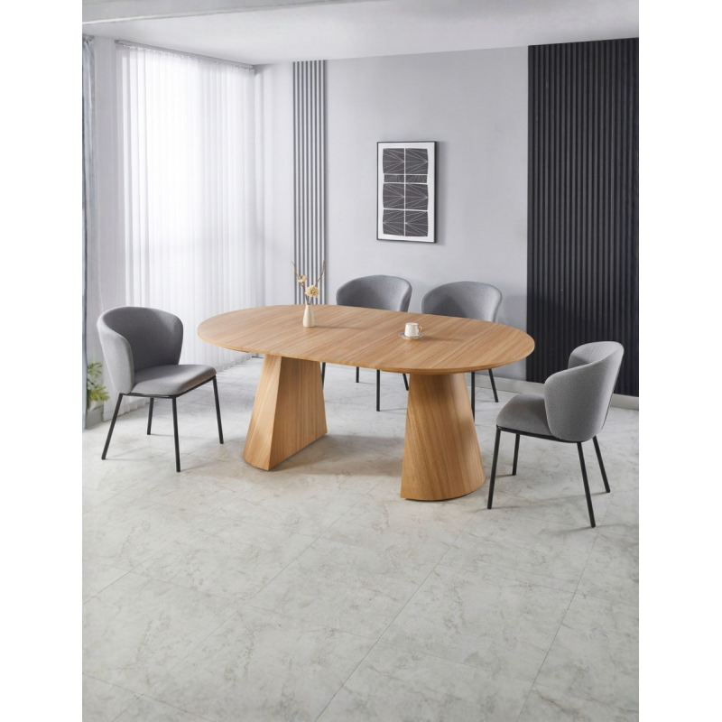 Silla de Salón Comedor Gris Margot de Adec - Montiel