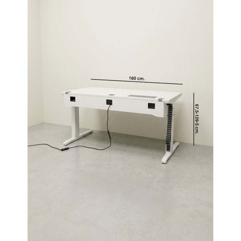 Mesa Regulable en Altura 160x80 cm. de Steelcase - Montiel