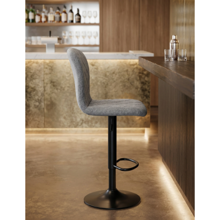 Taburete Giratorio Respaldo Alto Britain de Adec - Montiel