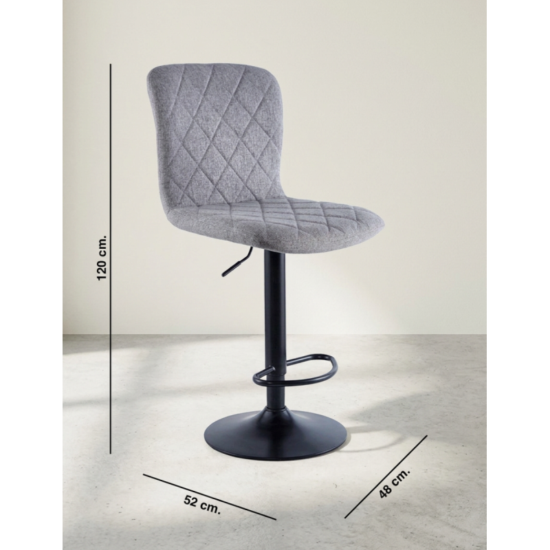 Taburete Giratorio Respaldo Alto Britain de Adec - Montiel