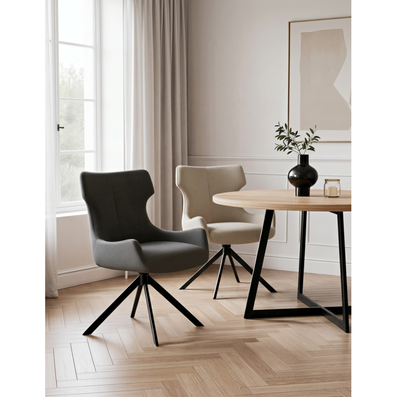 Sillón para Salón Gris Robert de Adec - Montiel